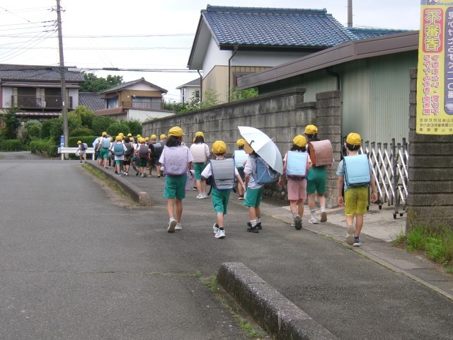 下校の様子です。