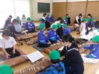 ふれあい授業の様子１組①