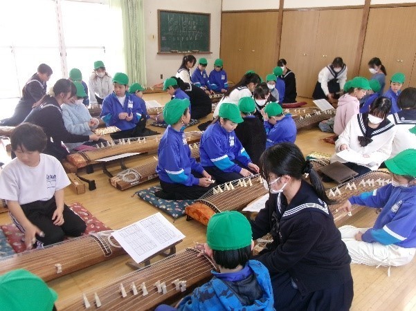 ふれあい授業の様子１組①