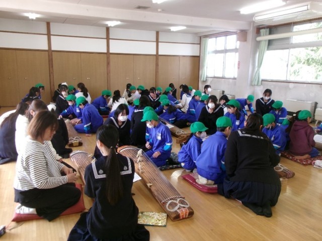 ふれあい授業の様子２組